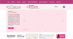 Desktop Screenshot of florence-cosmetics.com